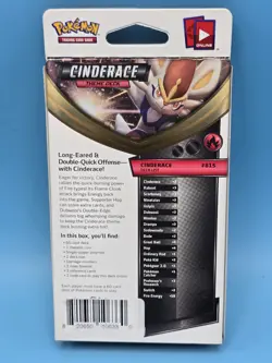 New Pokemon Sword & Shield Theme Deck Cinderace Factory Sealed Trading Card Game - Image 2