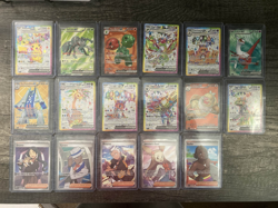 2024 Pokemon Surging Sparks Full Art Card Lot (17) - Includes #219 Pikachu FA - Image 1