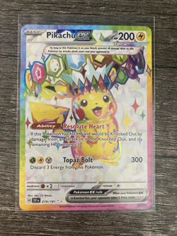 2024 Pokemon Surging Sparks Full Art Card Lot (17) - Includes #219 Pikachu FA - Image 2