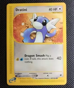 Dratini 107/165 Expedition Base Set Pokemon Card 2002 Nintendo - NM Near Mint - Image 1