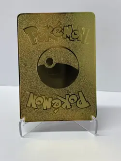 Fuecoco HP90 201/193 Gold Metal Pokemon Card-Collectible Gift - Image 2