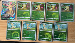 Leafeon Pokemon 0714/15 Chinese Gem Pack Holo Vol 2 9 Card Set Lot VMAX - Image 1