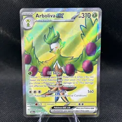 Pokemon TCG Arboliva EX Full Art Destined Rivals Card 207/182 NM - Image 1