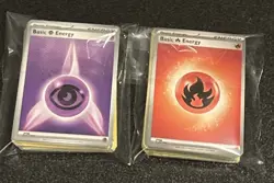 Pokemon 120 Basic Energy Cards - Bulk Lot - 15 of Each Type - Image 3