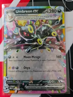 Pokemon TCG Umbreon EX 060/131 Double Rare Holo Card NM - Image 1