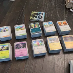 1000 Pokemon Official Cards Bulk Lot - Common, Uncommons NM Condition - Image 1