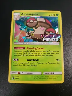 Amoonguss SM202 Prerelease Holo Foil Promo LP Pokemon Card Promo - Image 1
