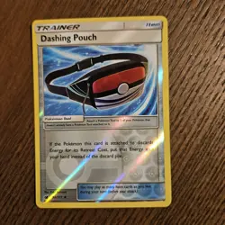 Dashing Pouch Trainer Crimson Invasion 92/111 Holo Reverse Foil NM Pokemon Card - Image 1