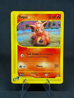 Vulpix 136/165 2002 Expedition Pokemon Card TCG Vintage Yuka Morii Common - LP - Image 1