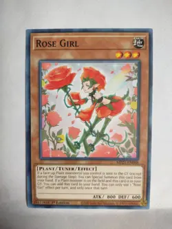 Yu-Gi-Oh Trading Card Rose Girl 2020 1st Edition MP21-EN088 Plant Tuner Effect - Image 1