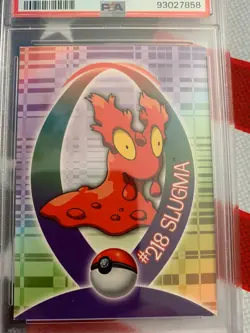 PSA Pokemon Topps Card, 2001, SLUGMA, JOHTO LG. CHAMPS. STICKERS #16 - Image 2