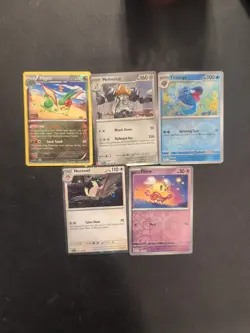 2024 Pokemon 5 Card Lot Holo/Reverse Holo - Image 1