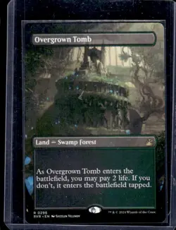2025 Magic MTG Innistrad Remastered Forest Refractor #0296 - Image 1