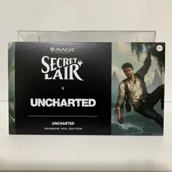 MTG Secret Lair x Uncharted Rainbow Foil Edition Factory Sealed In Hand - Image 1