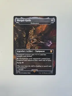 MTG Lord Of The Rings Morgul-Knife/Shadowspear Extended Art Non-Foil - Image 1