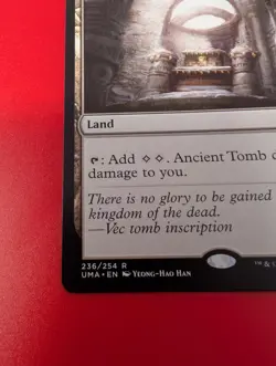 Ancient Tomb Ultimate Masters 2018 UMA MTG Magic The Gathering LP Rare - Image 2