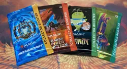 Magic the Gathering Collector Booster 4 Pack Lot - Aetherdrift Unfinity Capenna - Image 2