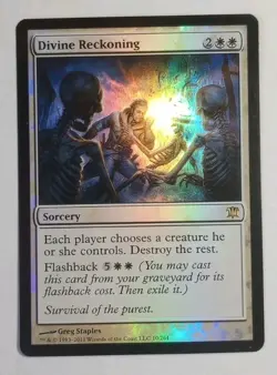 MTG - Divine Reconing - Innistrad 10/264 - Foil Rare - Flashback Board Wipe - Image 1