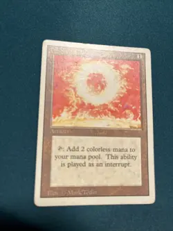 MTG Sol Ring Unlimited MP Moderate Play - Image 1