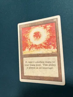 MTG Sol Ring Unlimited MP Moderate Play - Image 3