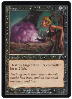 Despoil 2000 Prophecy FOIL Black Common Sorcery MTG NM AZ1 - Image 1