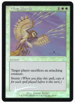 Wing Shards 2003 Scourge FOIL White Uncommon Instant MTG NM AZ1 - Image 1