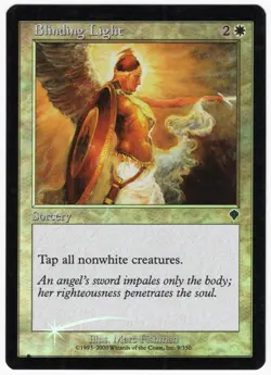 Blinding Light 2000 Invasion FOIL White Uncommon Sorcery MTG NM AZ1 - Image 1