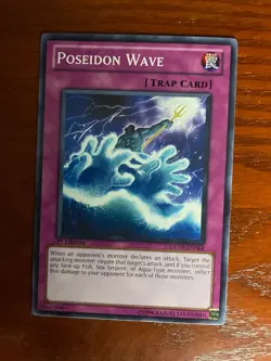 YuGiOh Poseidon Wave GENF-EN064 1st ed SINGLE USED EXC CONDITION SEE PHOTOS - Image 1