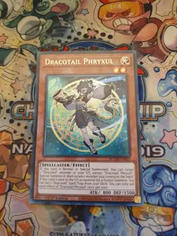 Yu-Gi-Oh! Dracotail Phryxul DOOD-EN023 1st Edition Secret Rare - Image 1