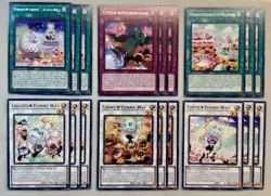 Yugioh! Cupsy + Lollipo + Cooky + Redemption Yummy Core JUSH Rare 1st Ed NM - Image 1