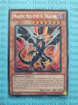 YMP1-EN001 Malefic Red-Eyes B. Dragon Secret Rare Yu-Gi-Oh Card Limited Ed. NM - Image 1