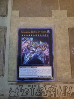 YUGIOH DIVINE ARSENAL AA-ZEUS SKY THUNDER MP21-EN195 ULTRA 1ST ED NM - Image 1