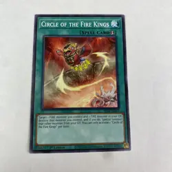 yugioh Circle Of The Fire Kings SR14-EN027 Fire Kings Structure Deck 1st Edition - Image 1
