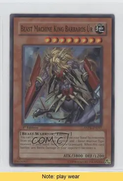 Beast Machine King Barbaros Ur 1st Ed. YuGiOh Ancient Prophecy #ANPR-EN097 2u8 - Image 1