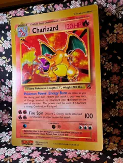 Charizard Jumbo Base Set Corocoro comic 4/102 Japanese Pokemon Card [Excellent+] - Image 2