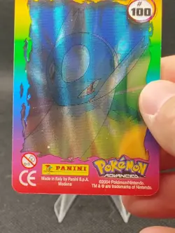 Pokemon Advanced 2004 Panini Lenticular Latios Action Card #100 LP - Image 5