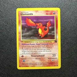 GERMAN Charmander (Glumanda) 50/82 Team Rocket Pokemon Card - US Seller - Image 1