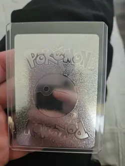 Umbreon Vmax Silver Foil Fan Art Textured Collector Card 215/203 - Image 2