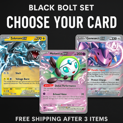 Pokemon TCG Black Bolt Singles - Pick Your Card - Commons, Uncommons, Holos & EX - Image 1