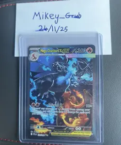 Mega Charizard X EX SIR English 125/094 Phantasmal Flames Mint Card - Image 1