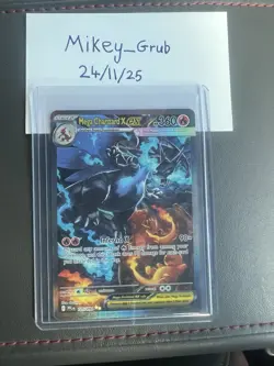 Mega Charizard X EX SIR English 125/094 Phantasmal Flames Mint Card - Image 4