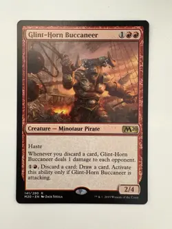 Glint-Horn Buccaneer MTG Magic the Gathering Card NM Near Mint M20 - Image 1