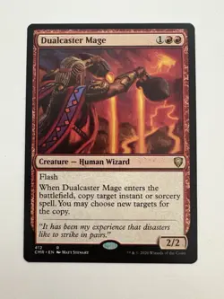 Dualcaster Mage MTG Magic the Gathering Card NM Near Mint CMR - Image 1