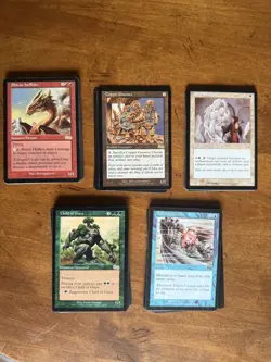 Magic the Gathering MTG 60+ cards, 1998: Urza's Saga - Image 1