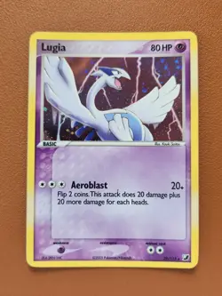 Lugia Holo Rare Unseen Forces 2005 29/115 LP Pokemon EX Card - Image 1