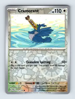 Cramorant SV09: Journey Together Common Reverse Holo 137/159 NM/LP Pokemon Cards - Image 1