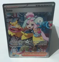 Pokemon TCG Paldea Evolved Iono Full Art Holo Card 269/193 Special Illustration - Image 1
