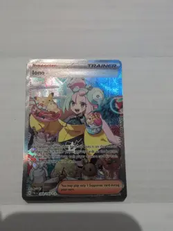 Pokemon TCG Paldea Evolved Iono Full Art Holo Card 269/193 Special Illustration - Image 4