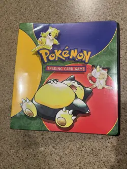 Vintage 1999 Pokemon Trading Card Wizards of the Coast Ultra Pro 3-Ring Binder - Image 1