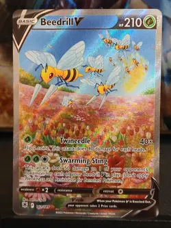 Beedrill V (Alternate Full Art) 161/189 Swsh10: Astral Radiance Pokemon Card - Image 4